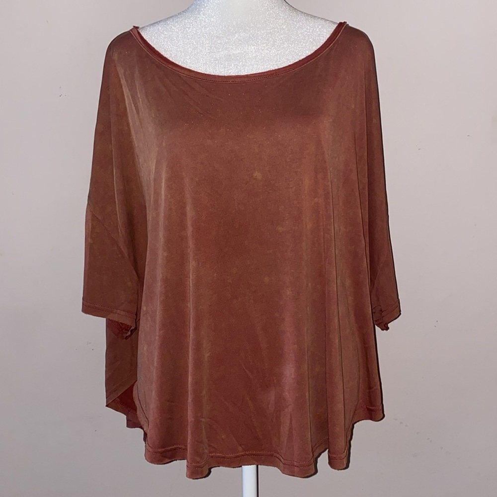 POL Mineral Wash Oversized Tee